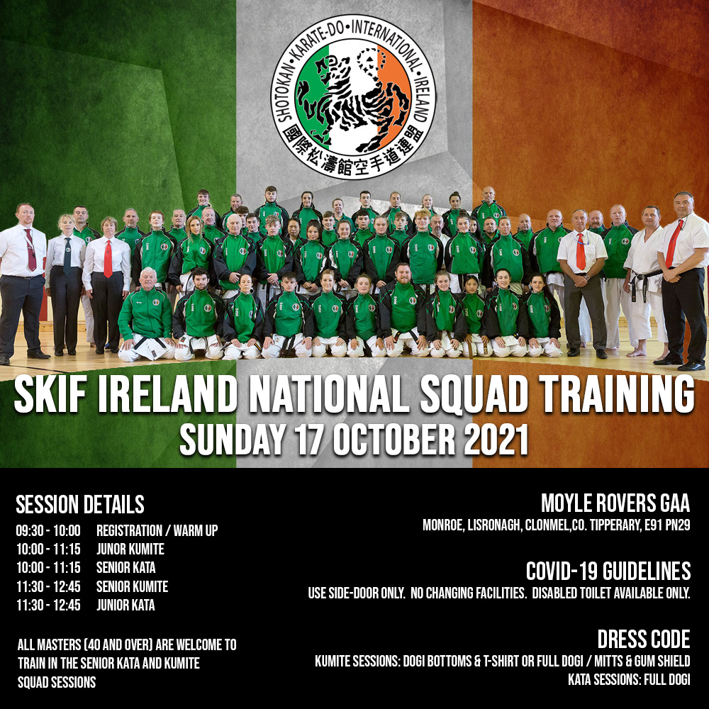 Oct 2021 - National Squad Training