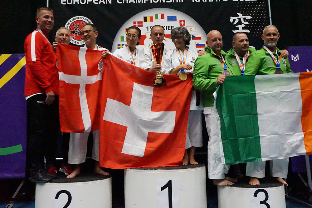 European Bronze for SKIF Ireland Mens Masters Team Kata