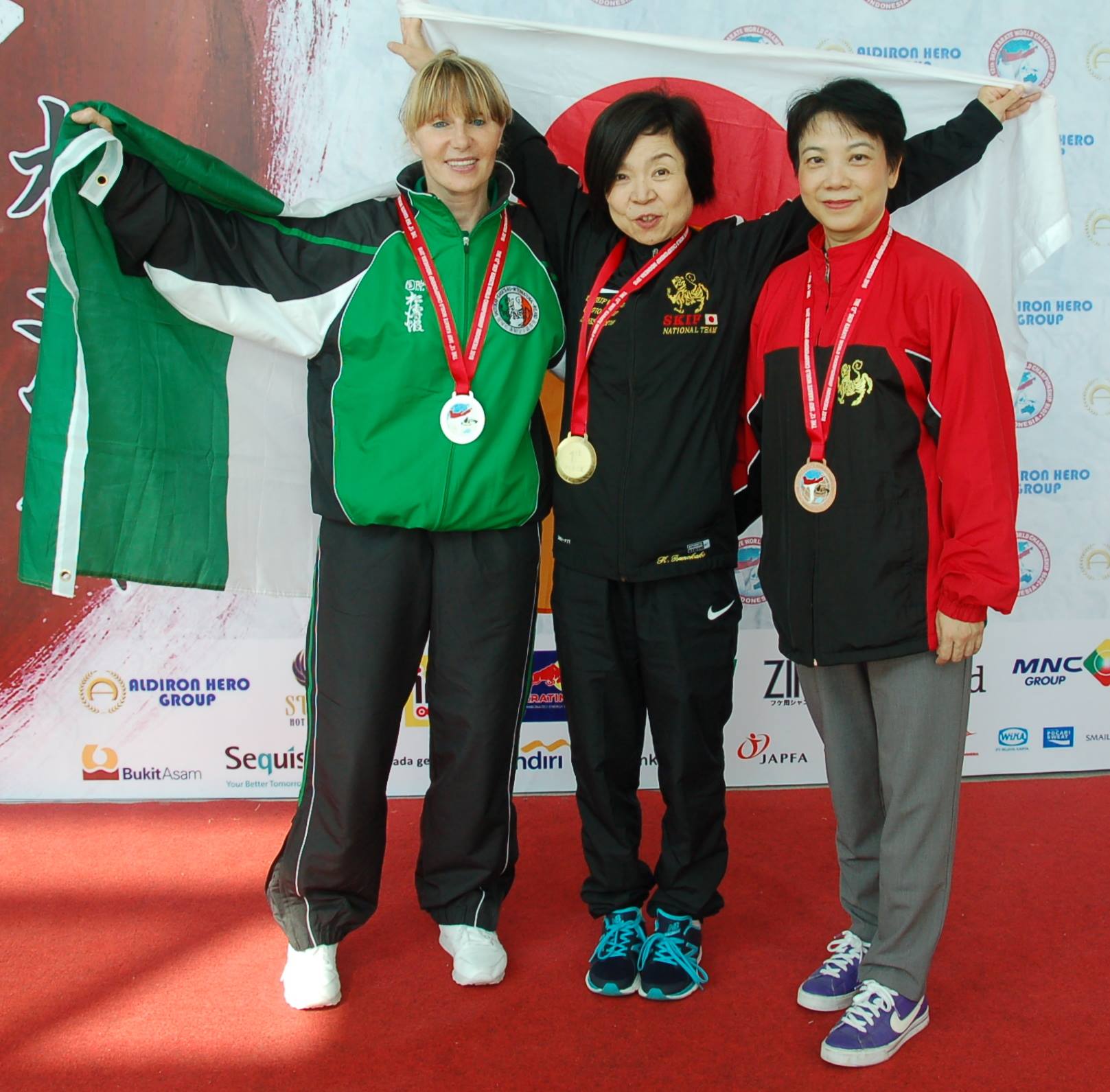 Silver for Jacqui O Shea at 12th SKIF World Championships in Jakarta Indonesia