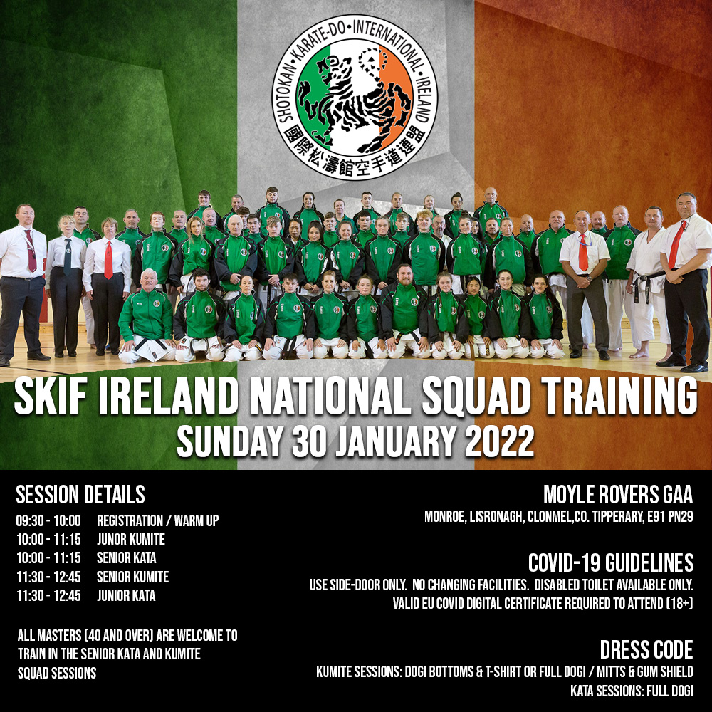 Jan 2022 - National Squad Training