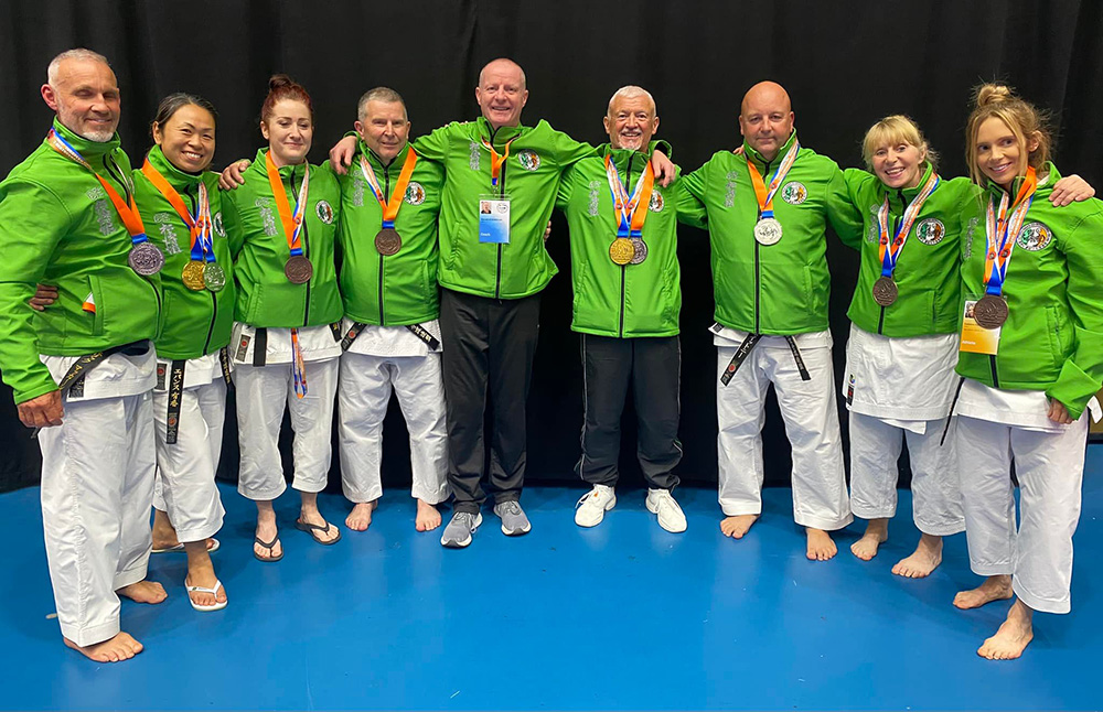 European Day 1 Medal Haul for SKIF Ireland Masters