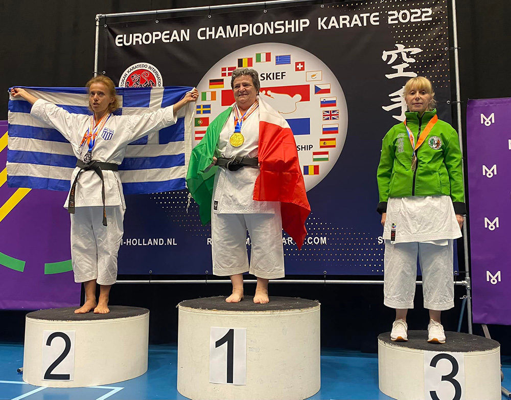 European Bronze in Kata for Sensei Jacqui O Shea